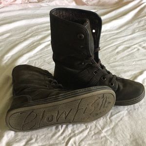 Blowfish Olive Green Foldover Boots